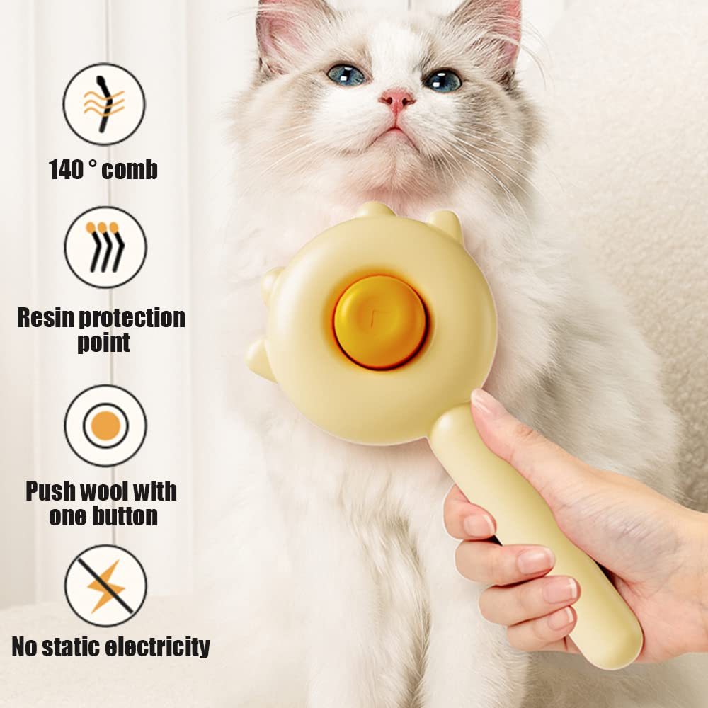 The Happy Tail™ Self-Cleaning Pet Brush