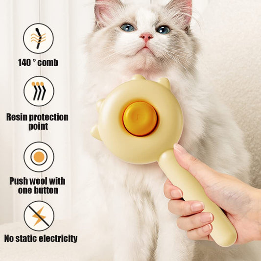 The Happy Tail™ Self-Cleaning Pet Brush
