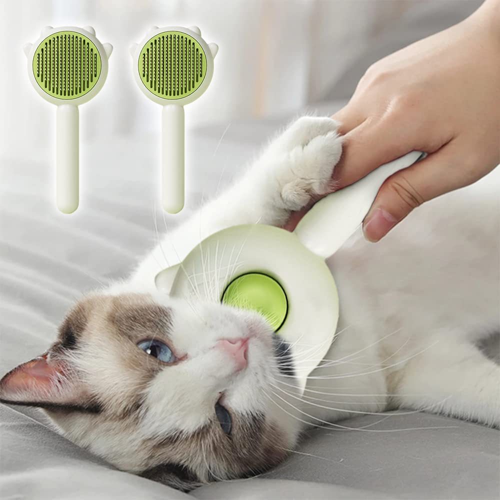 The Happy Tail™ Self-Cleaning Pet Brush