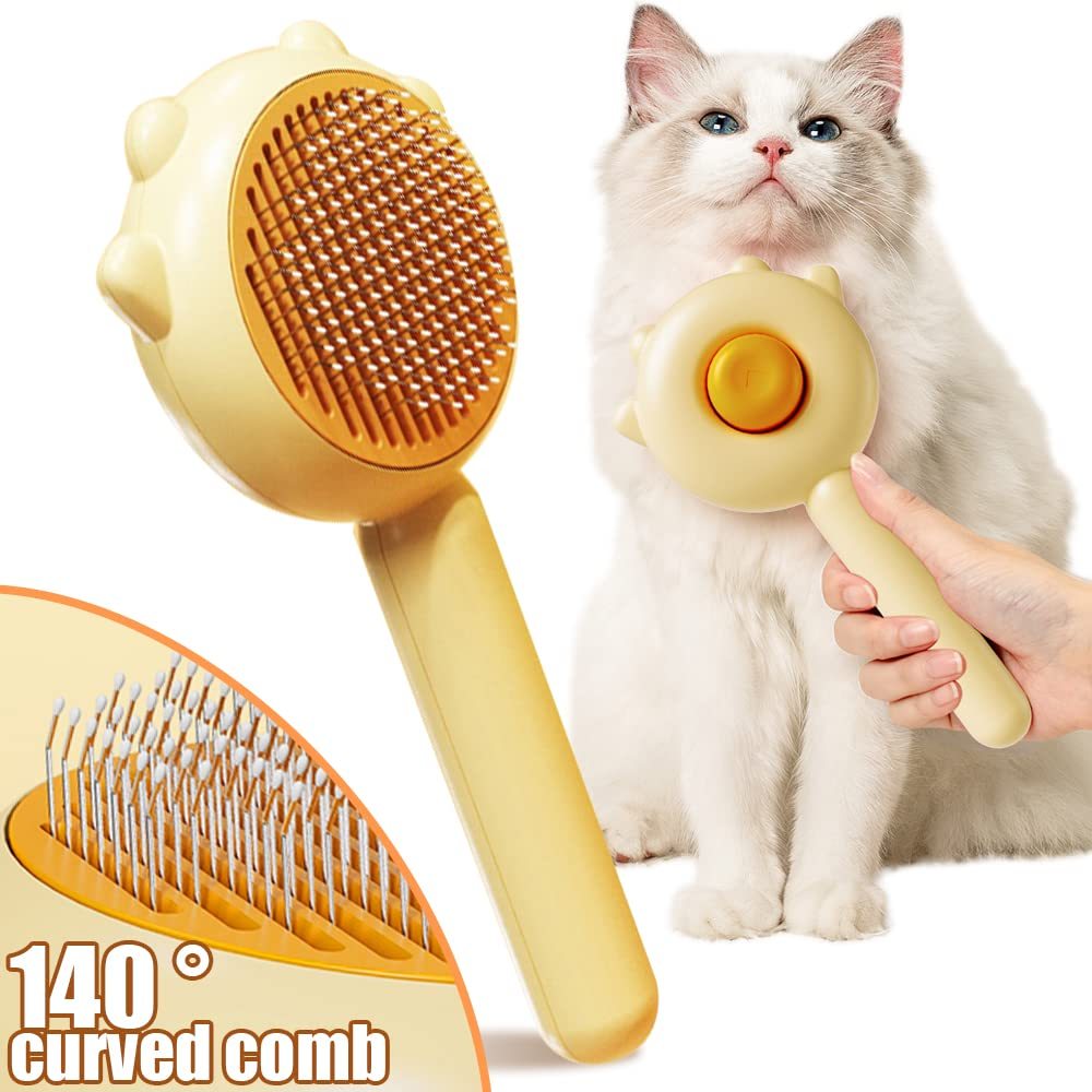 The Happy Tail™ Self-Cleaning Pet Brush