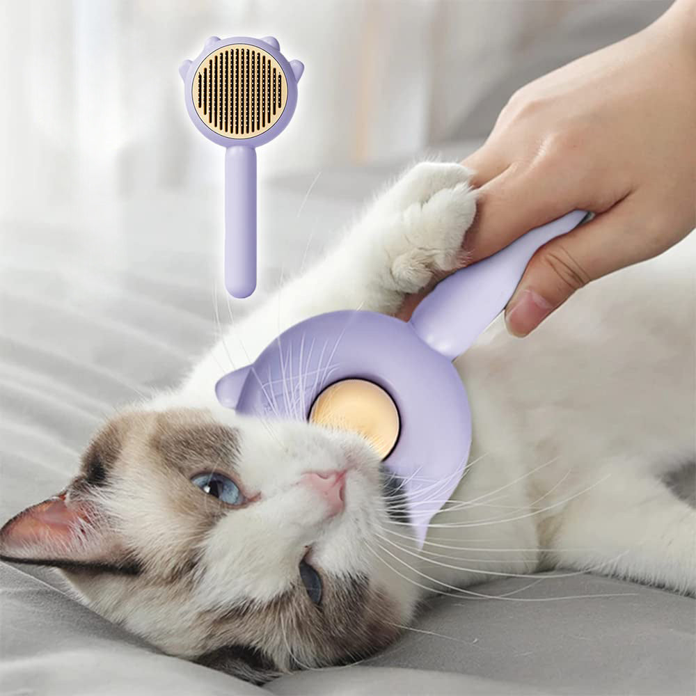 The Happy Tail™ Self-Cleaning Pet Brush