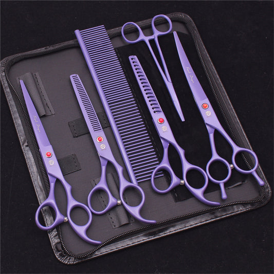 HappyTail GroomPro 7” Straight Shears (Set)