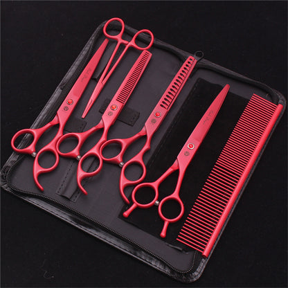HappyTail GroomPro 7” Straight Shears (Set)