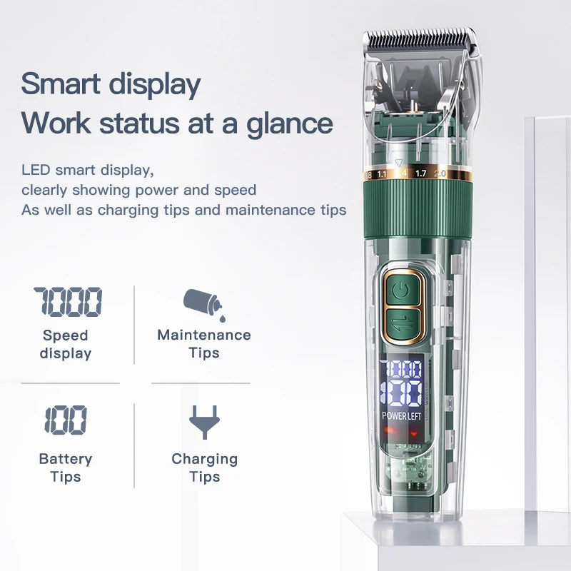 Professional Pet Hair Trimmer – Full Body Dog Shaving Kit (IPX7 Waterproof)