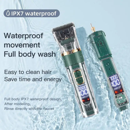 Professional Pet Hair Trimmer – Full Body Dog Shaving Kit (IPX7 Waterproof)