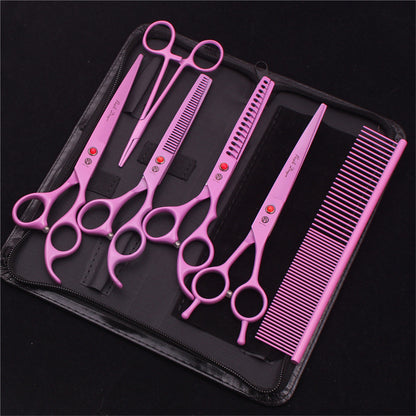 HappyTail GroomPro 7” Straight Shears (Set)