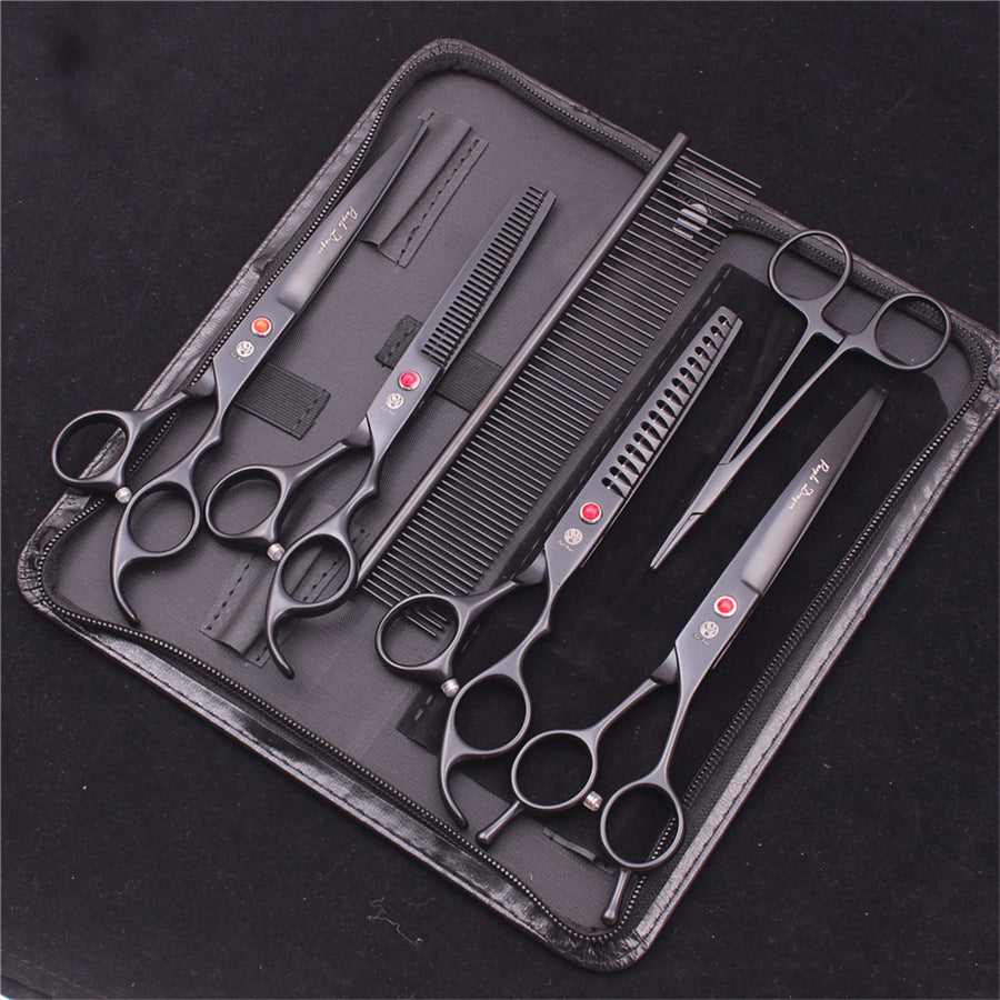 HappyTail GroomPro 7” Straight Shears (Set)